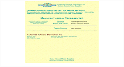 Desktop Screenshot of caresurg.com